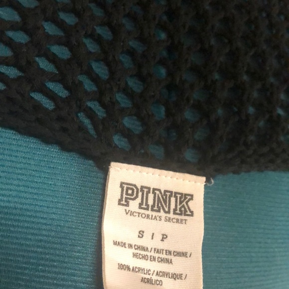 PINk Black Mesh Top Rare - Picture 5 of 5